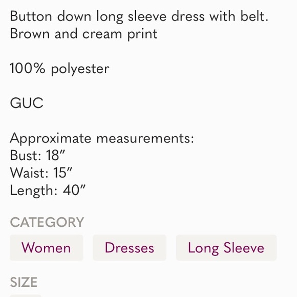 LAUREN by Ralph Lauren • Adorable Geometric Print Button Down Shirt Dress w Belt - Picture 9 of 11